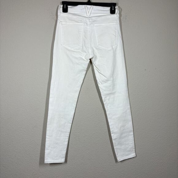 Veronica Beard Womens Size 25/0 Kate Skinny High Rise Jeans White Cotton Blend - Picture 3 of 15